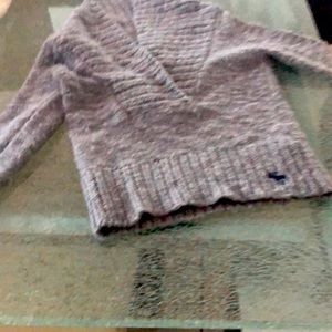Grey Abercrombie &Fitch winter sweater.